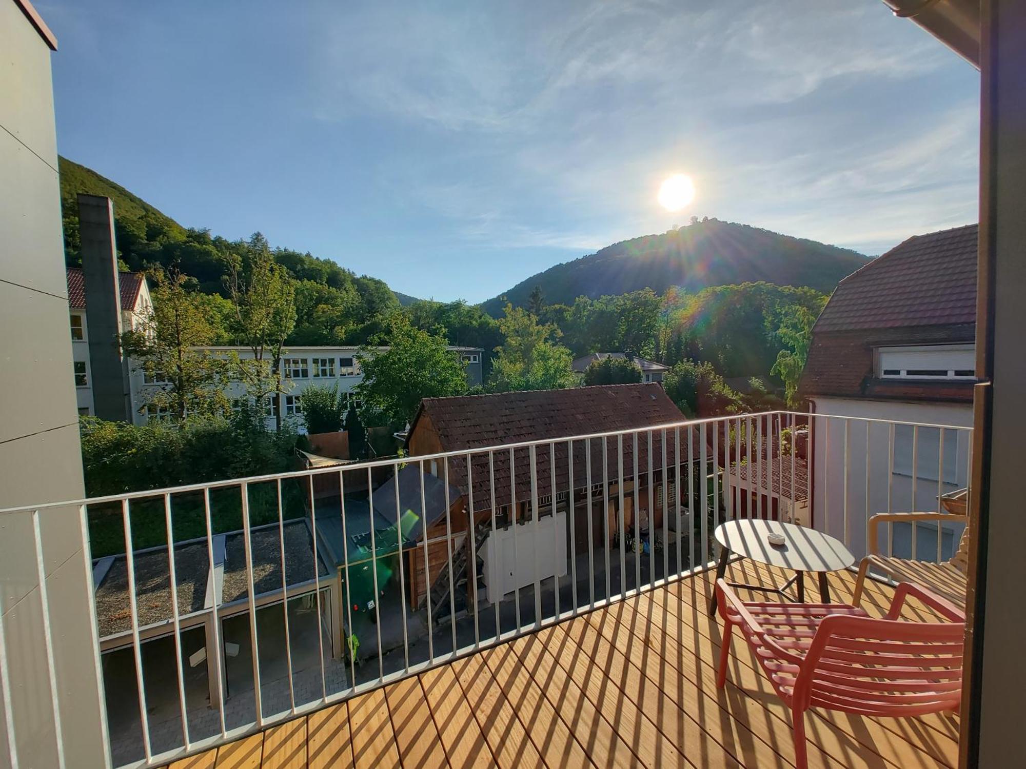 Ferienwohnungen Am Wasserfall Bad Urach Esterno foto